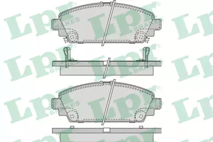 Комплект тормозных колодок (LPR: 05P1069)