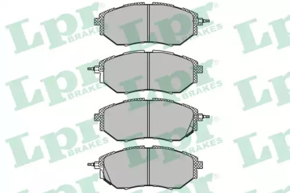 Комплект тормозных колодок (LPR: 05P1402)