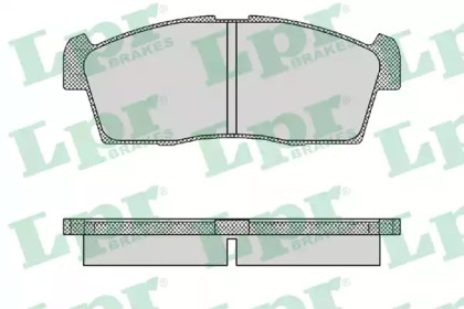 Комплект тормозных колодок (LPR: 05P1442)