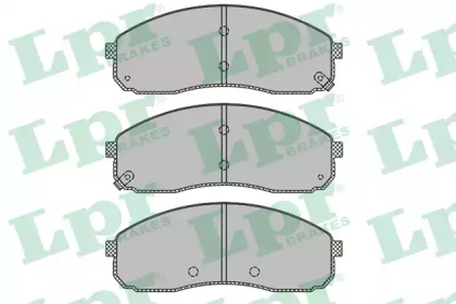 Комплект тормозных колодок (LPR: 05P1444)