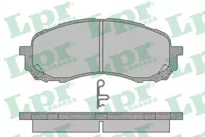 Комплект тормозных колодок (LPR: 05P1454)