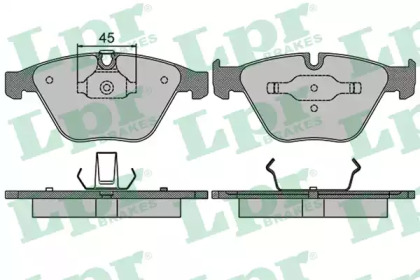 Комплект тормозных колодок (LPR: 05P1510)