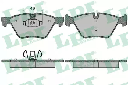 Комплект тормозных колодок (LPR: 05P1511)