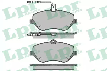 Комплект тормозных колодок (LPR: 05P1666)