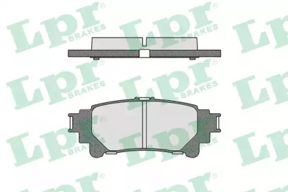 Комплект тормозных колодок (LPR: 05P1693)