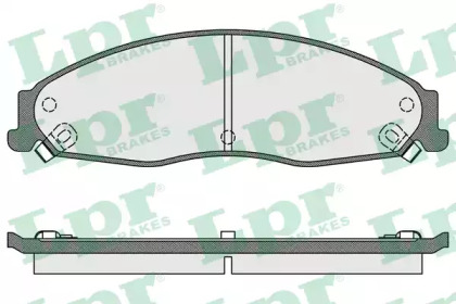 Комплект тормозных колодок (LPR: 05P1704)
