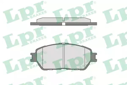 Комплект тормозных колодок (LPR: 05P1792)