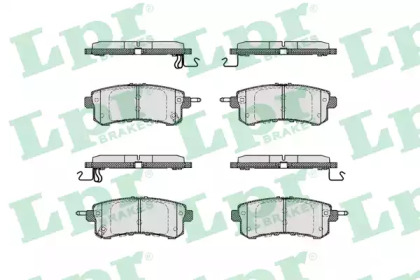 Комплект тормозных колодок (LPR: 05P1798)