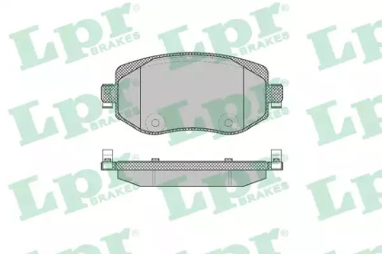 Комплект тормозных колодок (LPR: 05P2005)