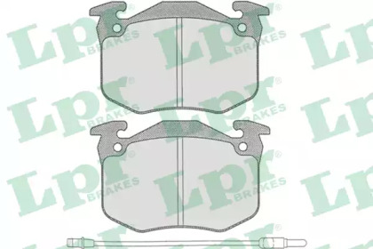 Комплект тормозных колодок (LPR: 05P228)