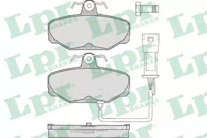 Комплект тормозных колодок (LPR: 05P279)