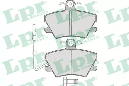 Комплект тормозных колодок (LPR: 05P285)