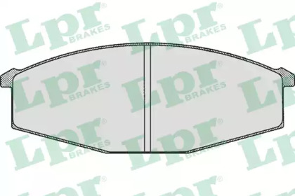 Комплект тормозных колодок (LPR: 05P289)