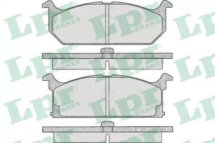 Комплект тормозных колодок (LPR: 05P291)