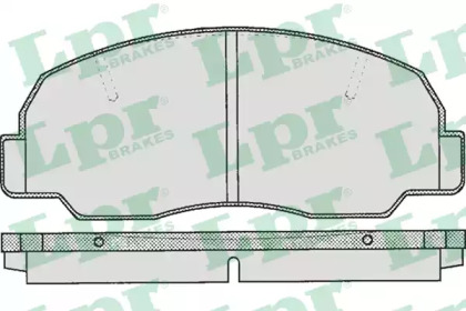 Комплект тормозных колодок (LPR: 05P314)