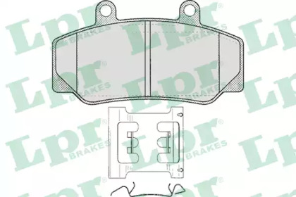 Комплект тормозных колодок (LPR: 05P318)