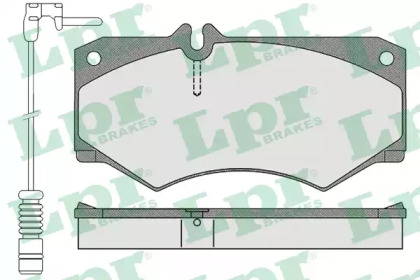 Комплект тормозных колодок (LPR: 05P408A)