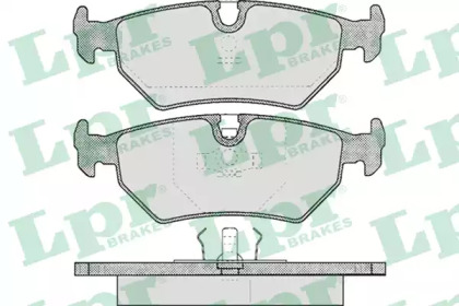 Комплект тормозных колодок (LPR: 05P418)