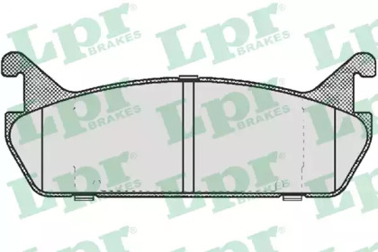 Комплект тормозных колодок (LPR: 05P513)
