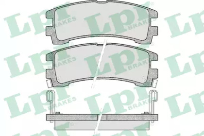 Комплект тормозных колодок (LPR: 05P528)