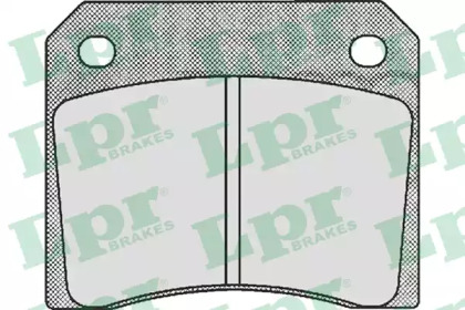 Комплект тормозных колодок (LPR: 05P530)