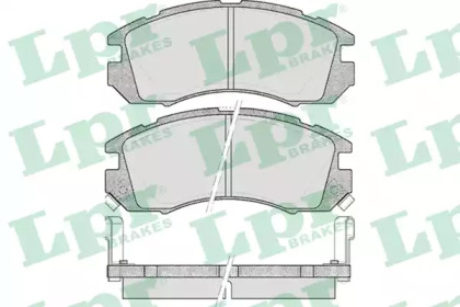 Комплект тормозных колодок (LPR: 05P546)