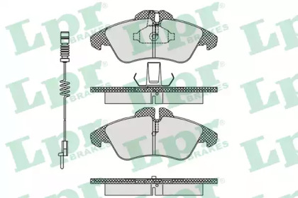 Комплект тормозных колодок (LPR: 05P608A)
