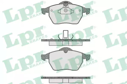 Комплект тормозных колодок (LPR: 05P635)