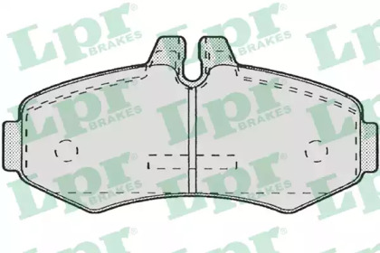 Комплект тормозных колодок (LPR: 05P672)