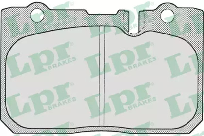 Комплект тормозных колодок (LPR: 05P702)