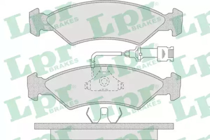 Комплект тормозных колодок (LPR: 05P734)