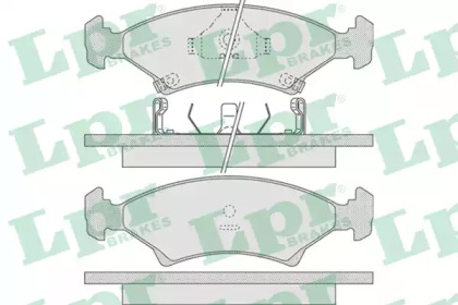 Комплект тормозных колодок (LPR: 05P737)