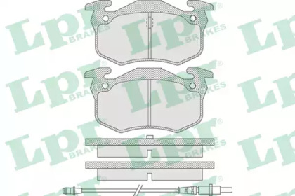 Комплект тормозных колодок (LPR: 05P738)