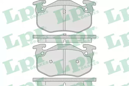 Комплект тормозных колодок (LPR: 05P801)