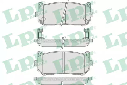 Комплект тормозных колодок (LPR: 05P808)