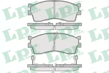 Комплект тормозных колодок (LPR: 05P809)