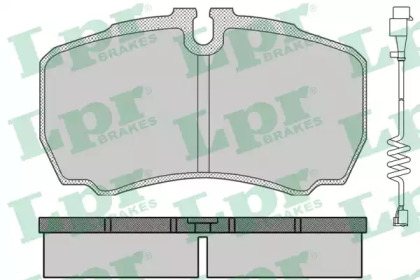 Комплект тормозных колодок (LPR: 05P830A)