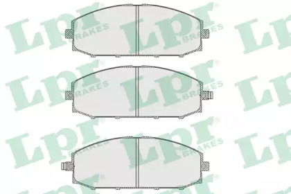 Комплект тормозных колодок (LPR: 05P845)