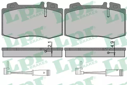 Комплект тормозных колодок (LPR: 05P849A)