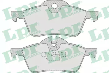 Комплект тормозных колодок (LPR: 05P851)