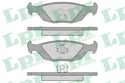 Комплект тормозных колодок (LPR: 05P887)