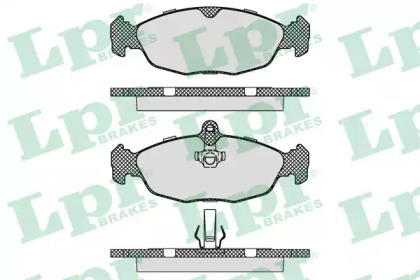 Комплект тормозных колодок (LPR: 05P895)