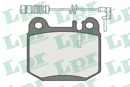 Комплект тормозных колодок (LPR: 05P901A)