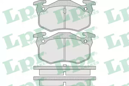 Комплект тормозных колодок (LPR: 05P914)