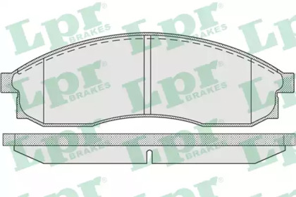 Комплект тормозных колодок (LPR: 05P942)