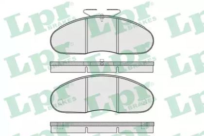 Комплект тормозных колодок (LPR: 05P961)