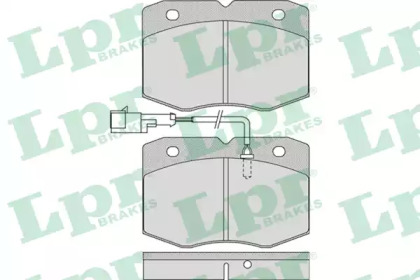 Комплект тормозных колодок (LPR: 05P963)