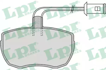 Комплект тормозных колодок (LPR: 05P968)