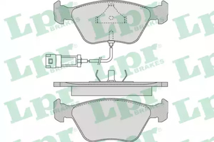 Комплект тормозных колодок (LPR: 05P978)