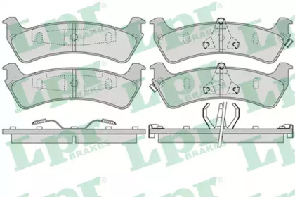 Комплект тормозных колодок (LPR: 05P990)